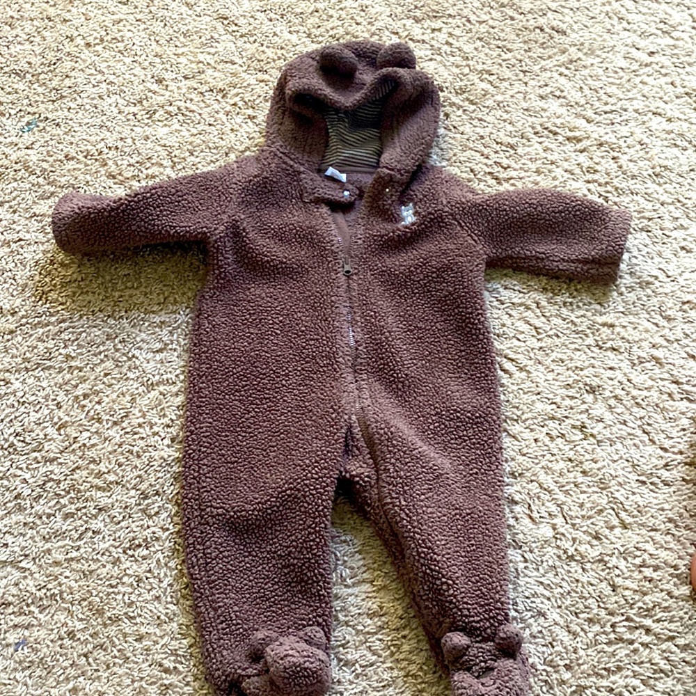 Carters 6 month bunting suit. Fleece snow suit